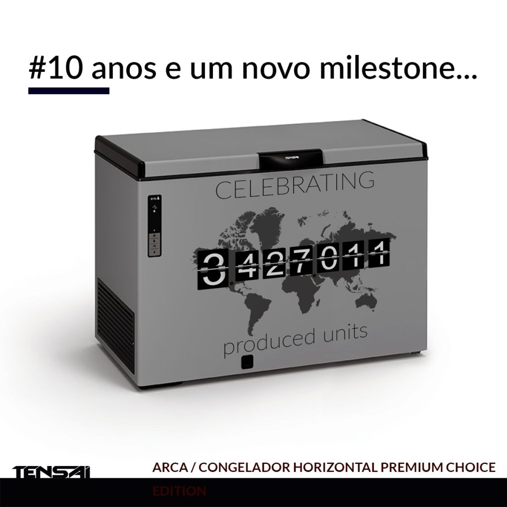 ARCA CONGELADORA HORIZONTAL MAIS EFICIENTE DO MERCADO A+++! - Tensai
